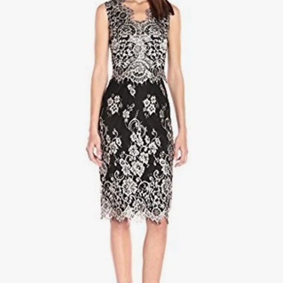 Erin Featherson Lace V Neck Cocktail Dress - Picture 10 of 15